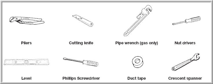 Tools For Dryer Installation